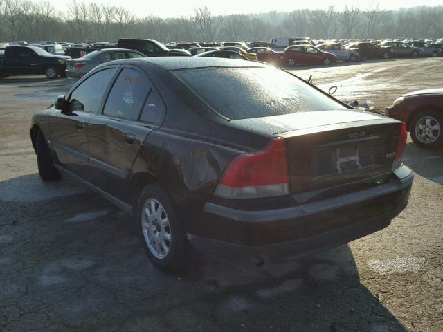 YV1RS61RX12049899 - 2001 VOLVO S60 BLACK photo 3