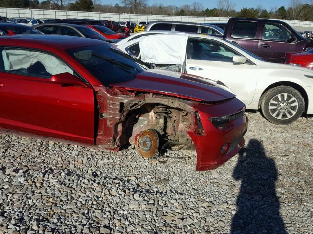 2G1FF1E30F9151154 - 2015 CHEVROLET CAMARO LT MAROON photo 9