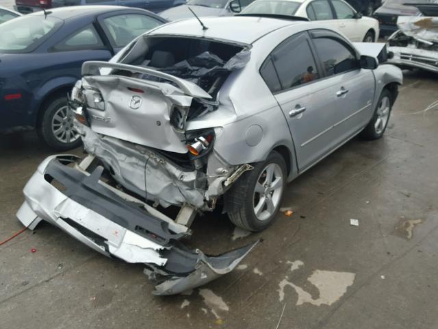 JM1BK123341188366 - 2004 MAZDA 3 S SILVER photo 4