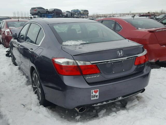 1HGCR2F59DA808656 - 2013 HONDA ACCORD SPO GRAY photo 3