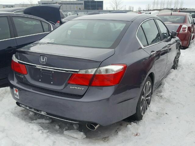 1HGCR2F59DA808656 - 2013 HONDA ACCORD SPO GRAY photo 4