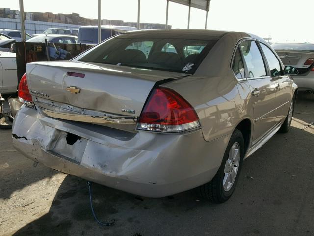 2G1WG5EK4B1119232 - 2011 CHEVROLET IMPALA LT TAN photo 4