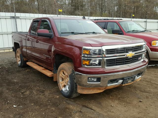 1GCVKRECXFZ348190 - 2015 CHEVROLET SILVERADO MAROON photo 1