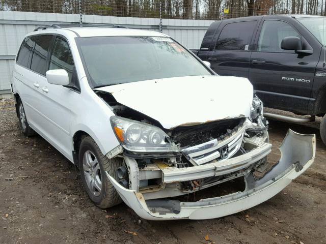 5FNRL38427B448646 - 2007 HONDA ODYSSEY EX WHITE photo 1