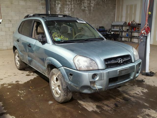 KM8JM12B96U249844 - 2006 HYUNDAI TUCSON GL TEAL photo 1