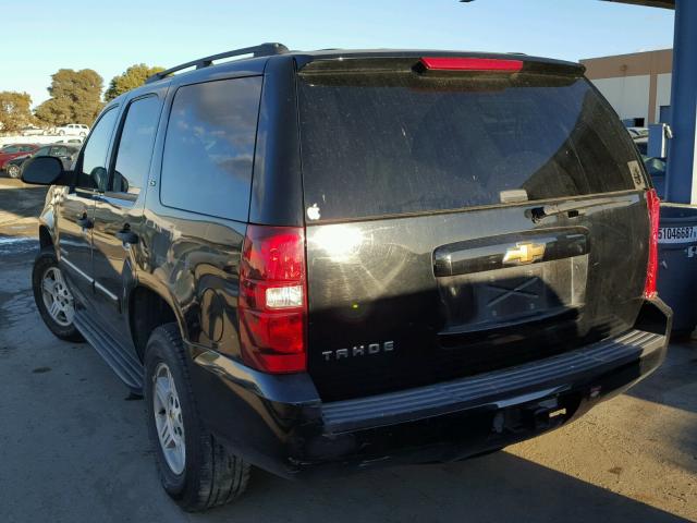 1GNFC13CX8J109351 - 2008 CHEVROLET TAHOE C150 BLACK photo 3