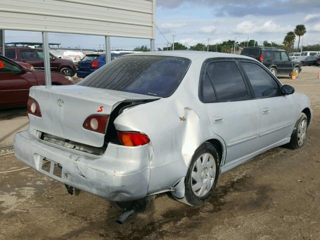 1NXBR12E31Z476293 - 2001 TOYOTA COROLLA CE SILVER photo 4