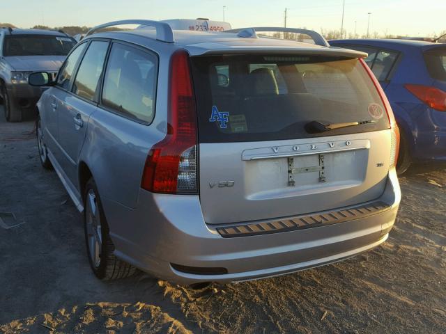 YV1672MJ3A2521315 - 2010 VOLVO V50 T5 SILVER photo 3