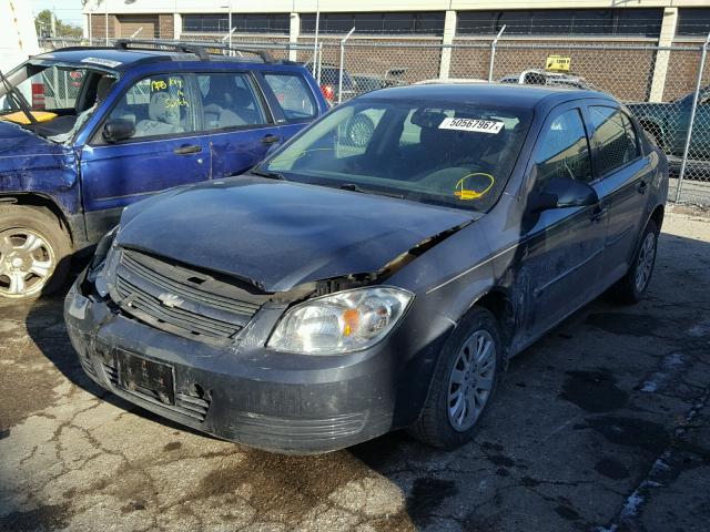 1G1AT58HX97151458 - 2009 CHEVROLET COBALT LT GRAY photo 2