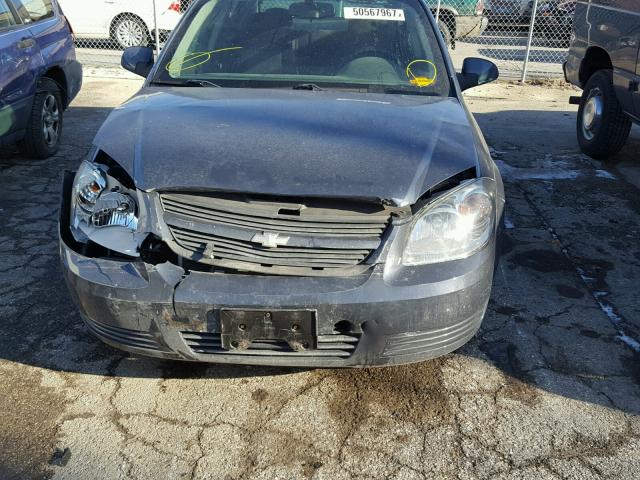 1G1AT58HX97151458 - 2009 CHEVROLET COBALT LT GRAY photo 9