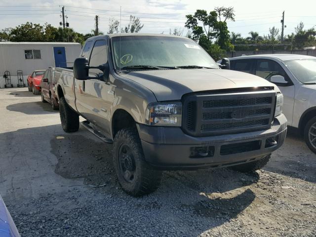 1FTWX31P85EA30490 - 2005 FORD F350 SRW S BROWN photo 1