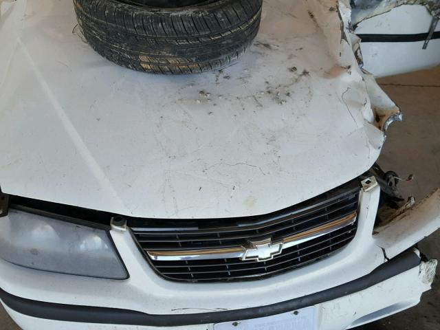 2G1WF55K959215222 - 2005 CHEVROLET IMPALA WHITE photo 7