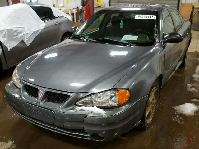 1G2NF52F43C165253 - 2003 PONTIAC GRAND AM S GRAY photo 2