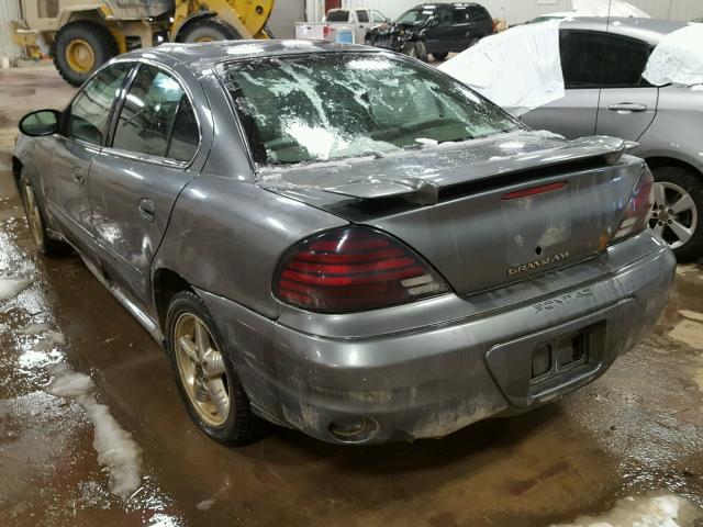 1G2NF52F43C165253 - 2003 PONTIAC GRAND AM S GRAY photo 3