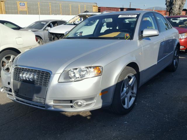 WAUAF78E97A278618 - 2007 AUDI A4 2 SILVER photo 2