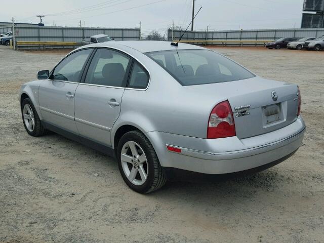 WVWTH63B94P101556 - 2004 VOLKSWAGEN PASSAT GLX GRAY photo 3