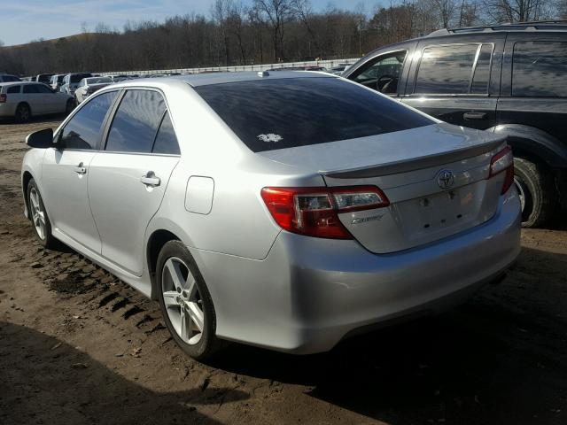 4T1BF1FK9DU642426 - 2013 TOYOTA CAMRY L SILVER photo 3