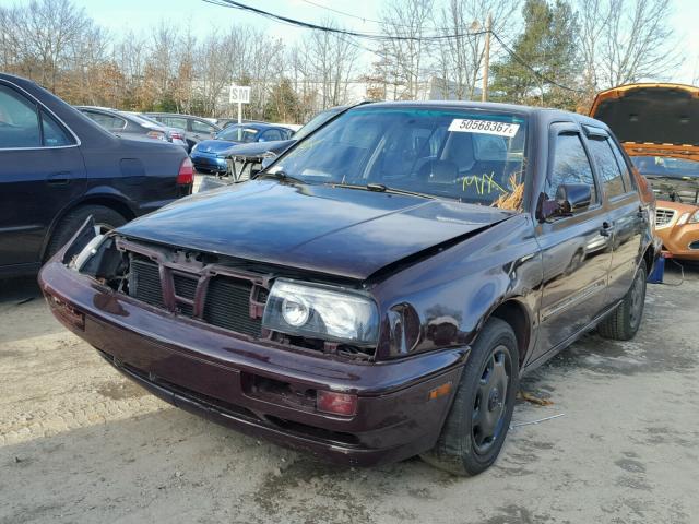 3VWRB81H0WM124051 - 1998 VOLKSWAGEN JETTA GL BURGUNDY photo 2