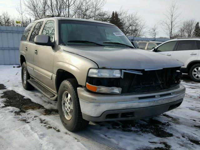 1GNEK13T31R149194 - 2001 CHEVROLET TAHOE K150 BEIGE photo 1