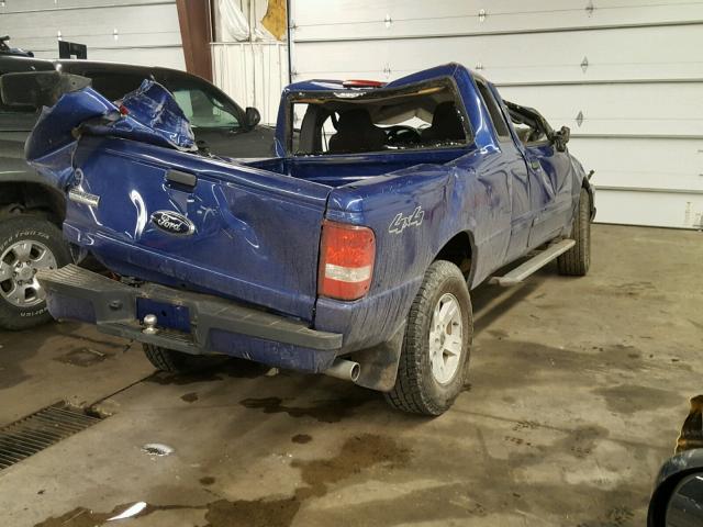 1FTZR15E86PA66559 - 2006 FORD RANGER SUP BLUE photo 4