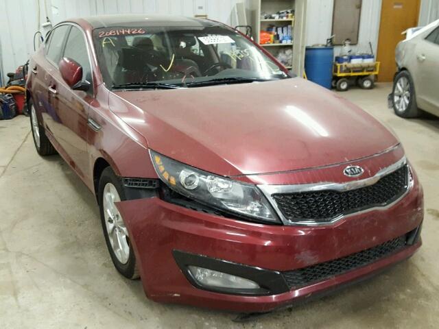 5XXGN4A71CG013653 - 2012 KIA OPTIMA EX RED photo 1