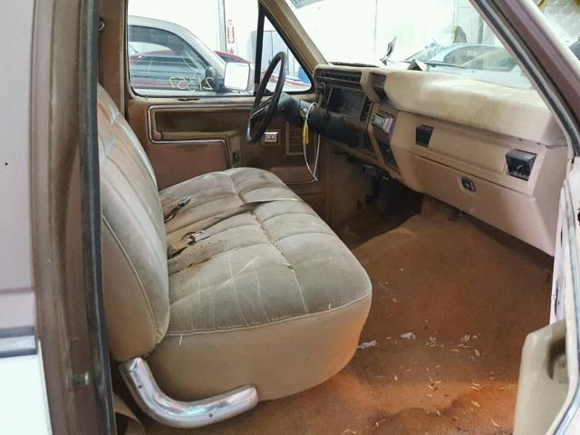 1FTHX2512FKA24762 - 1985 FORD F250 BROWN photo 5