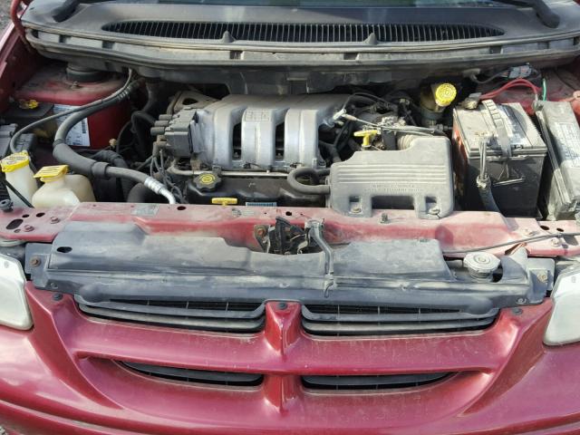 1B4GP44G7WB733827 - 1998 DODGE GRAND CARA RED photo 7