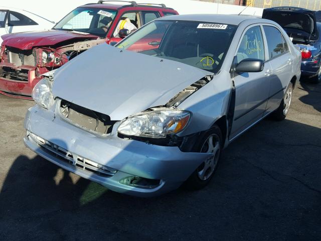 1NXBR32E98Z950141 - 2008 TOYOTA COROLLA CE SILVER photo 2