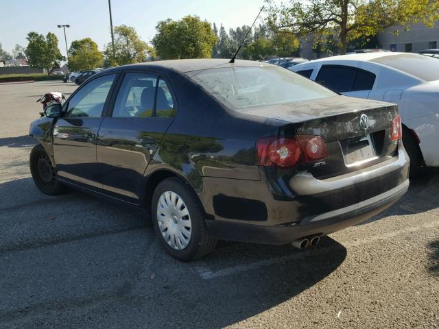 3VWJZ71K88M010400 - 2008 VOLKSWAGEN JETTA S BLACK photo 3