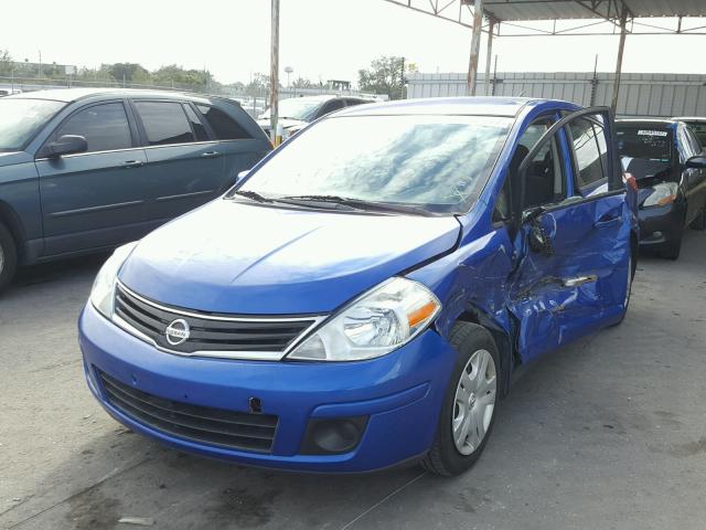 3N1BC1CP2AL365320 - 2010 NISSAN VERSA S WHITE photo 2