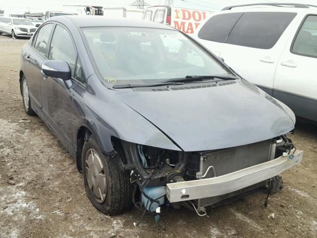 JHMFA36298S012051 - 2008 HONDA CIVIC HYBR BLUE photo 1