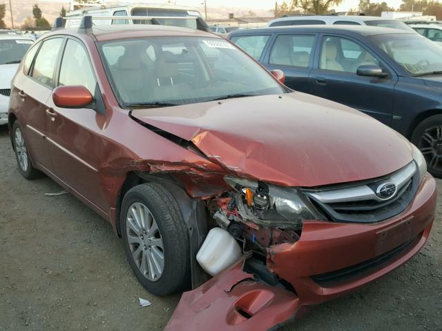 JF1GH6B63AH809061 - 2010 SUBARU IMPREZA 2. RED photo 1