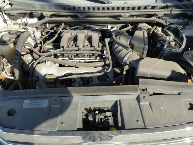 2FMGK5CC0ABA54373 - 2010 FORD FLEX SEL WHITE photo 7