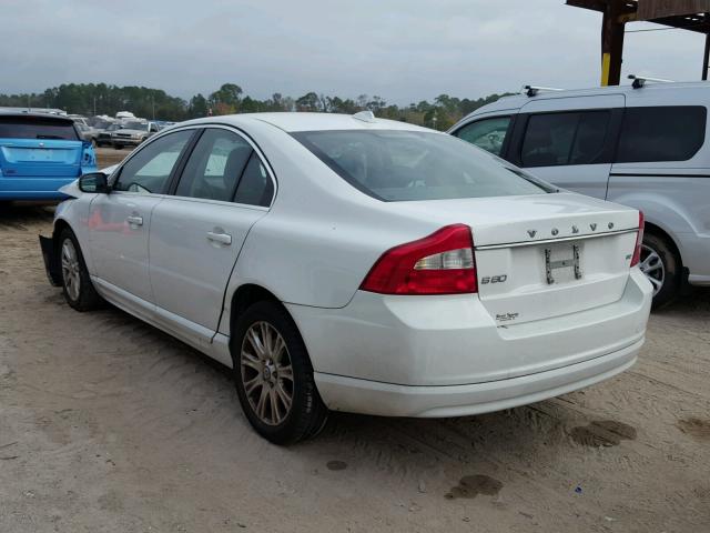 YV1AS982391104542 - 2009 VOLVO S80 3.2 WHITE photo 3