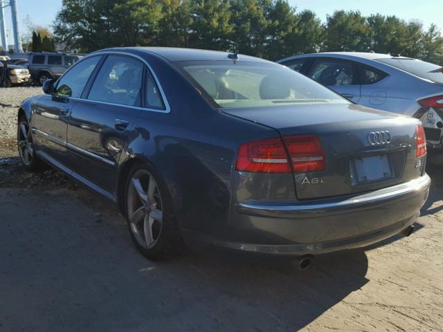 WAUMV94E48N016372 - 2008 AUDI A8 L QUATT BLUE photo 3