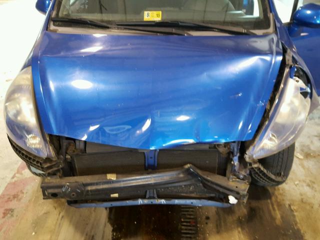 JHMGD38407S044878 - 2007 HONDA FIT BLUE photo 7