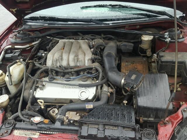 4B3AG42H21E035914 - 2001 DODGE STRATUS SE RED photo 7