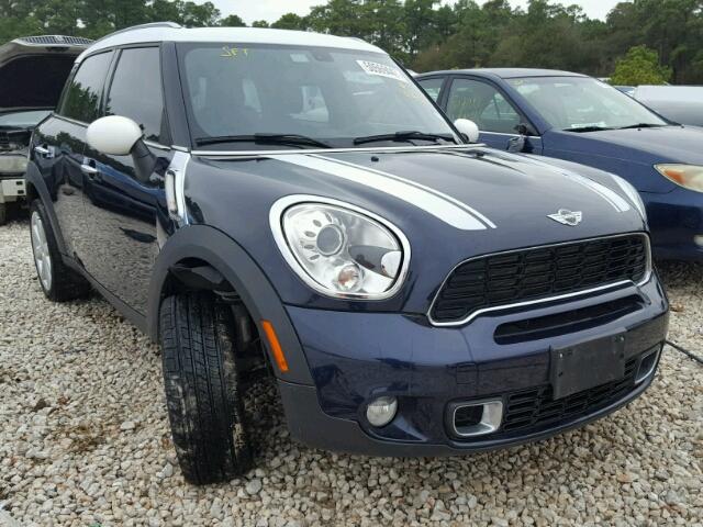 WMWZC3C58BWL79141 - 2011 MINI COOPER S C BLUE photo 1