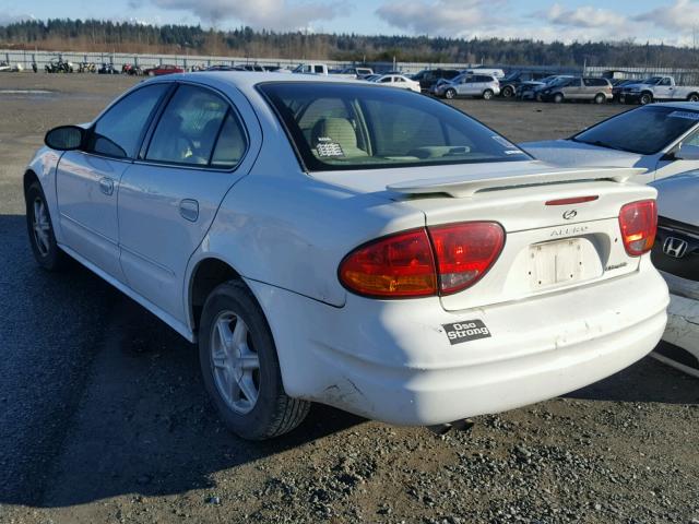 1G3NL52F04C221811 - 2004 OLDSMOBILE ALERO GL WHITE photo 3