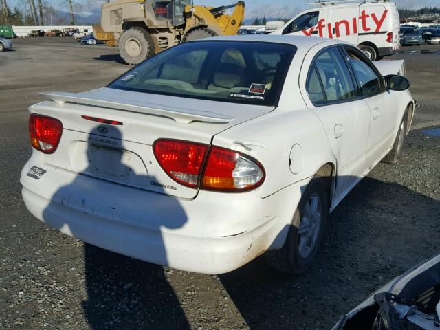 1G3NL52F04C221811 - 2004 OLDSMOBILE ALERO GL WHITE photo 4