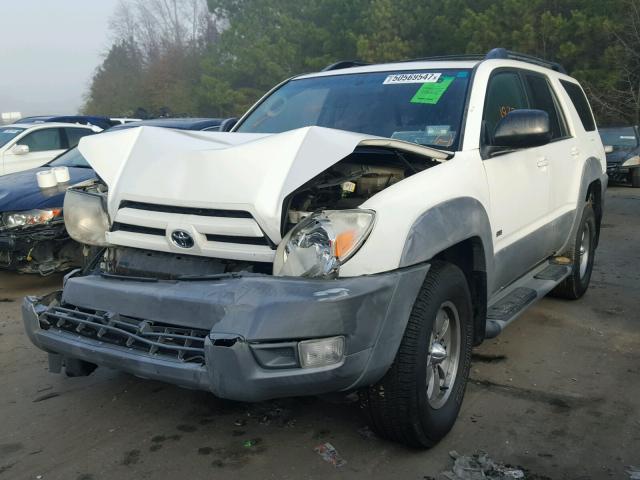 JTEZU14R030001501 - 2003 TOYOTA 4RUNNER SR WHITE photo 2