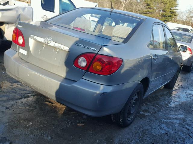 2T1BR32E04C294262 - 2004 TOYOTA COROLLA CE GRAY photo 4