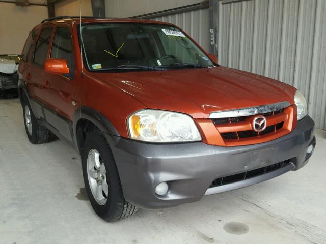 4F2YZ04105KM52845 - 2005 MAZDA TRIBUTE S ORANGE photo 1