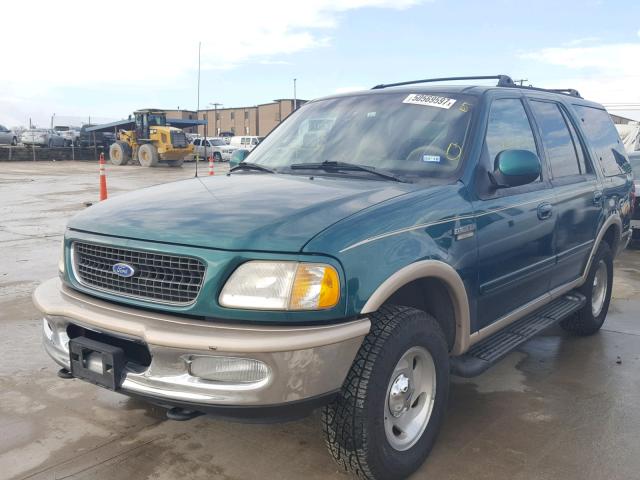 1FMFU18L6VLB73140 - 1997 FORD EXPEDITION GREEN photo 2