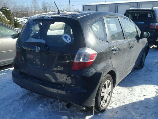 JHMGE8H29AC023568 - 2010 HONDA FIT Черный фото 4
