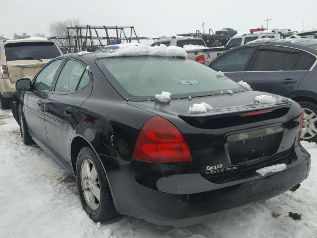 2G2WP552581188032 - 2008 PONTIAC GRAND PRIX BLACK photo 3