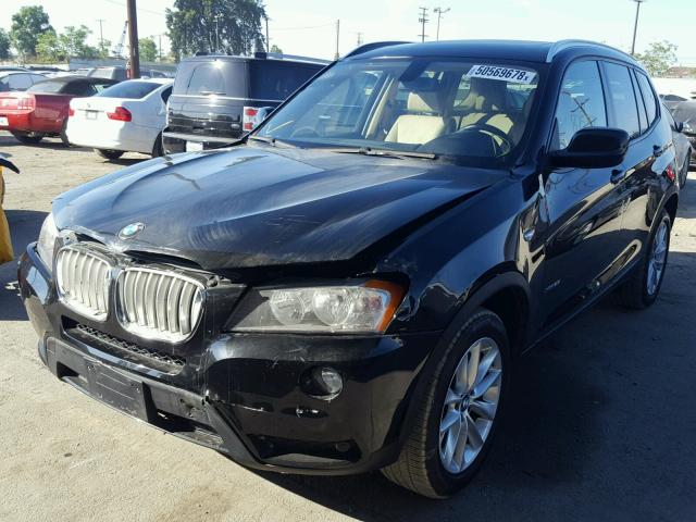 5UXWX9C52D0A24096 - 2013 BMW X3 XDRIVE2 კრემისფერი ფოტო 2