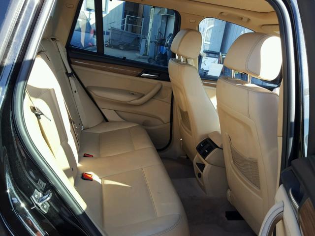 5UXWX9C52D0A24096 - 2013 BMW X3 XDRIVE2 კრემისფერი ფოტო 6