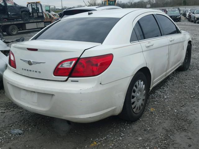 1C3CC4FBXAN207640 - 2010 CHRYSLER SEBRING TO WHITE photo 4