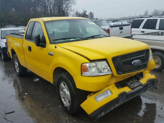 1FTRF12W74KB86322 - 2004 FORD F150 YELLOW photo 1